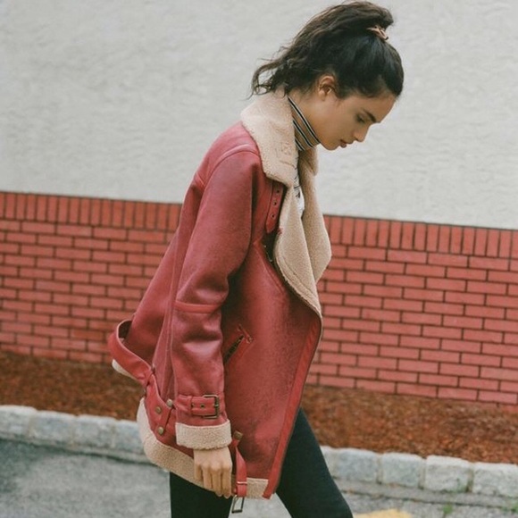 Urban Outfitters Jackets & Blazers - Urban Outfitters Faux Leather Aviator Jacket Urban Outfitters Jackets & Blazers - Urban Outfitters Faux Leather Aviator Jacket